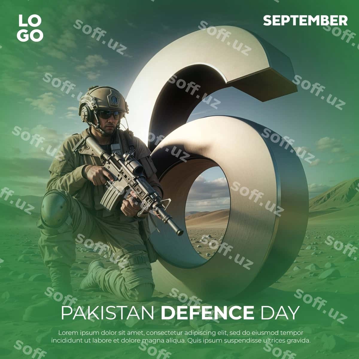 Poster Pakistan Himoya Kun | Poster pakistan defence day 1