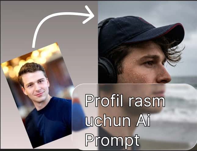 Profil rasm uchun ai prompt rasm 1