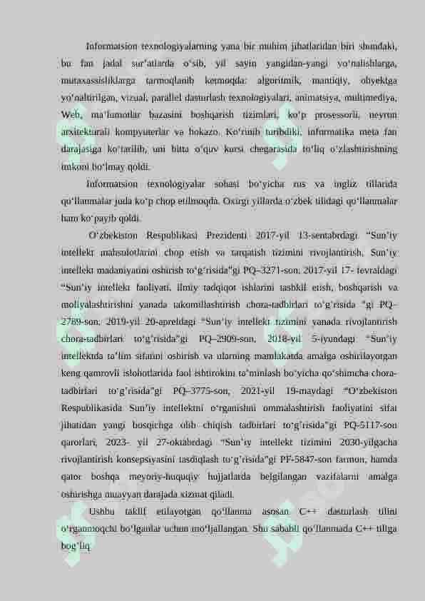 SUN'IY INTELEKT VA EKSPERT TIZIMLAR 4
