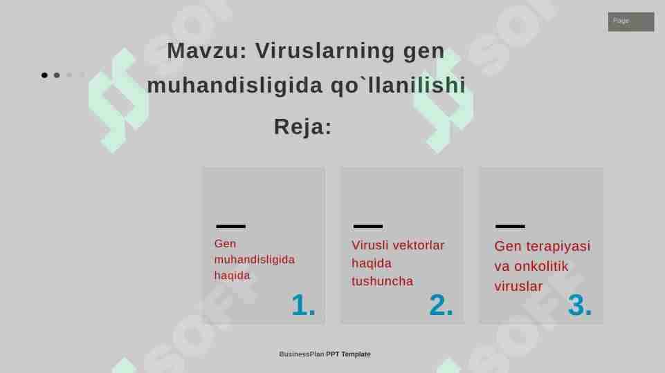 Viruslarning gen muhandisligida qo`llanilishi 1