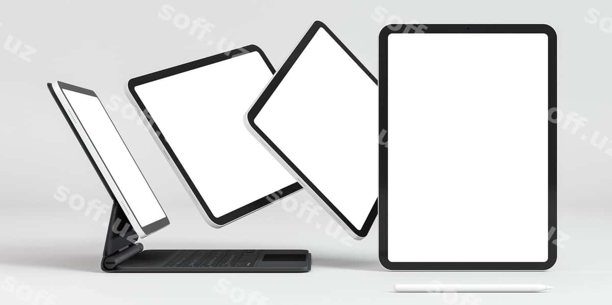 Prezentatsiya planshetlari uchun biriktirilgan klaviatura | Presentation tablets keyboard attached 1