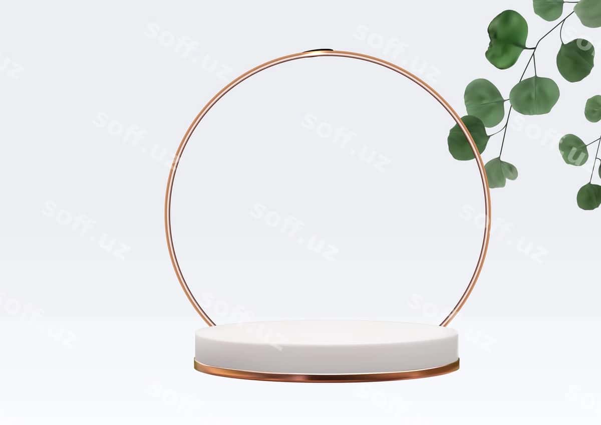 Mahsulot ko'rsatmasi 3d podium foni | Product display 3d podium background 1