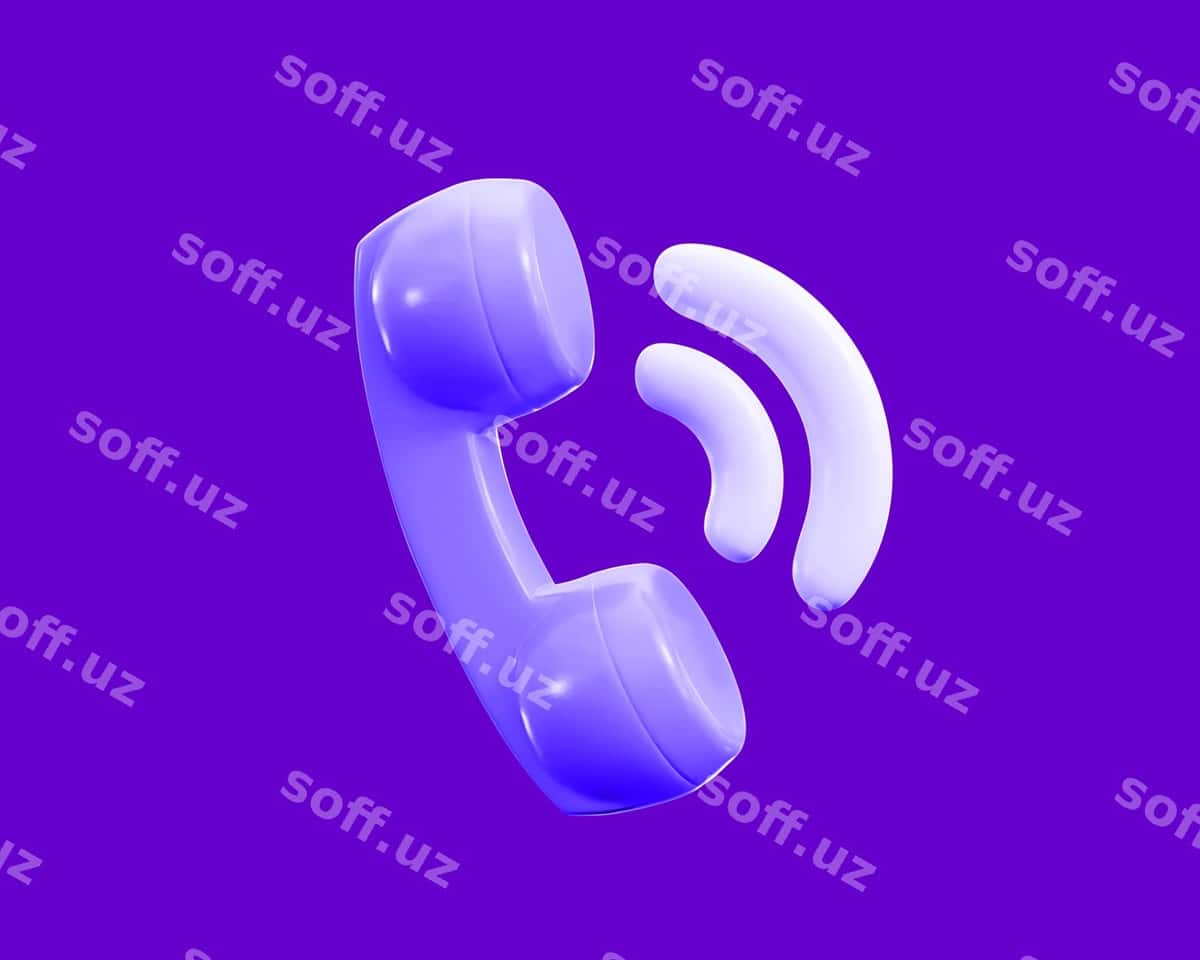 Psd 3d qo'ng'iroq telefon mobil ikonasi | Psd 3d call phone mobile icon 1