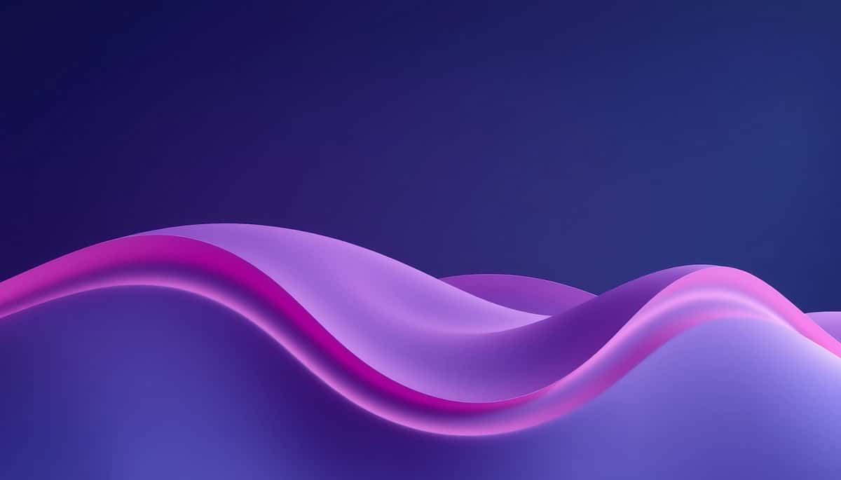 Binafsha pushti mavhum to'lqin foni | Purple pink abstract wave background 1