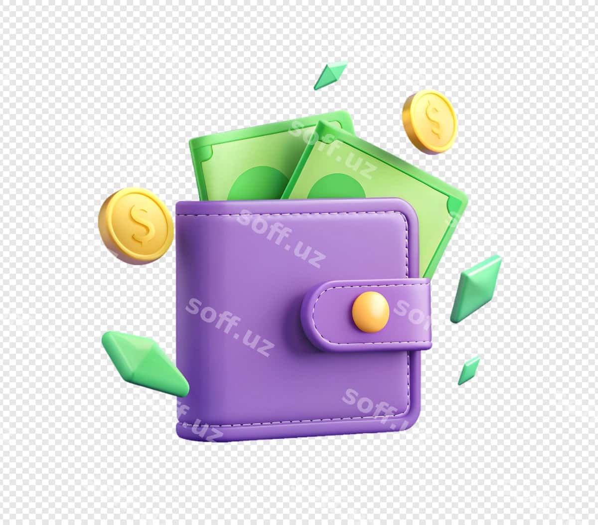Binafsha kismat ichida ko'plab pul | Purple wallet with bunch money it 1