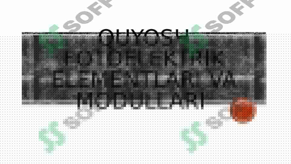 quyosh fotoelektrik elementlari va modullari