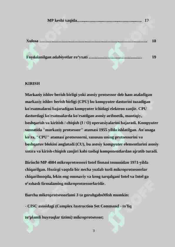 Ob’ektlar orasidagi masofani aniqlash va ko’rsatish mikroprotsessor tizimi” 3