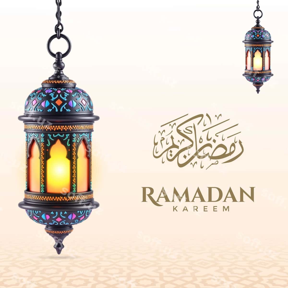 Ramazon kareem fanouslari | Ramadan kareem lanterns 1