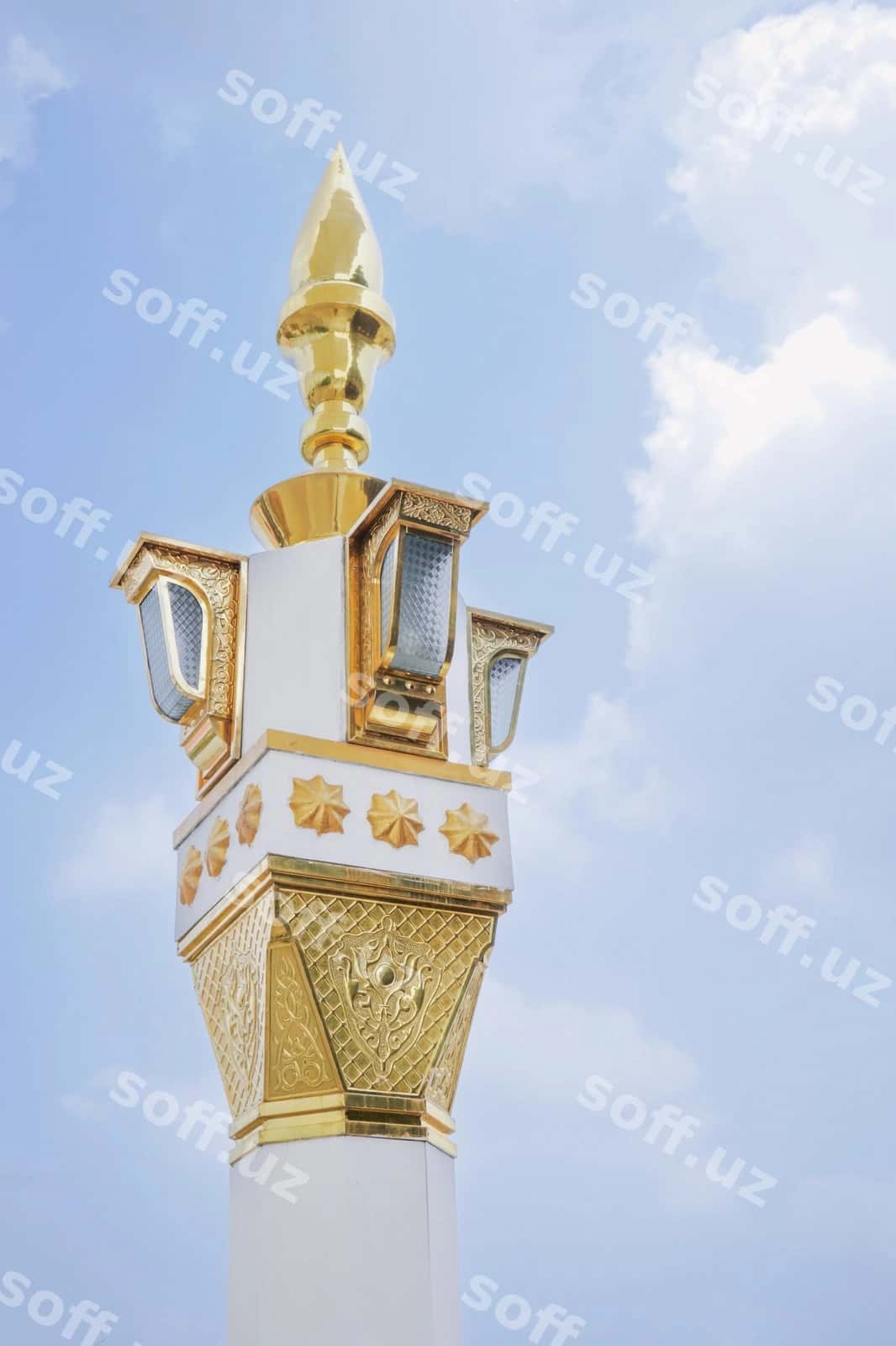 Nusxa lampochka detali qo'l yozuvida | Replica lamp detail with calligraphy 1