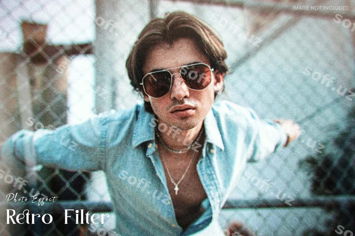 Retros filter foto effekt | Retro filter photo effect 1
