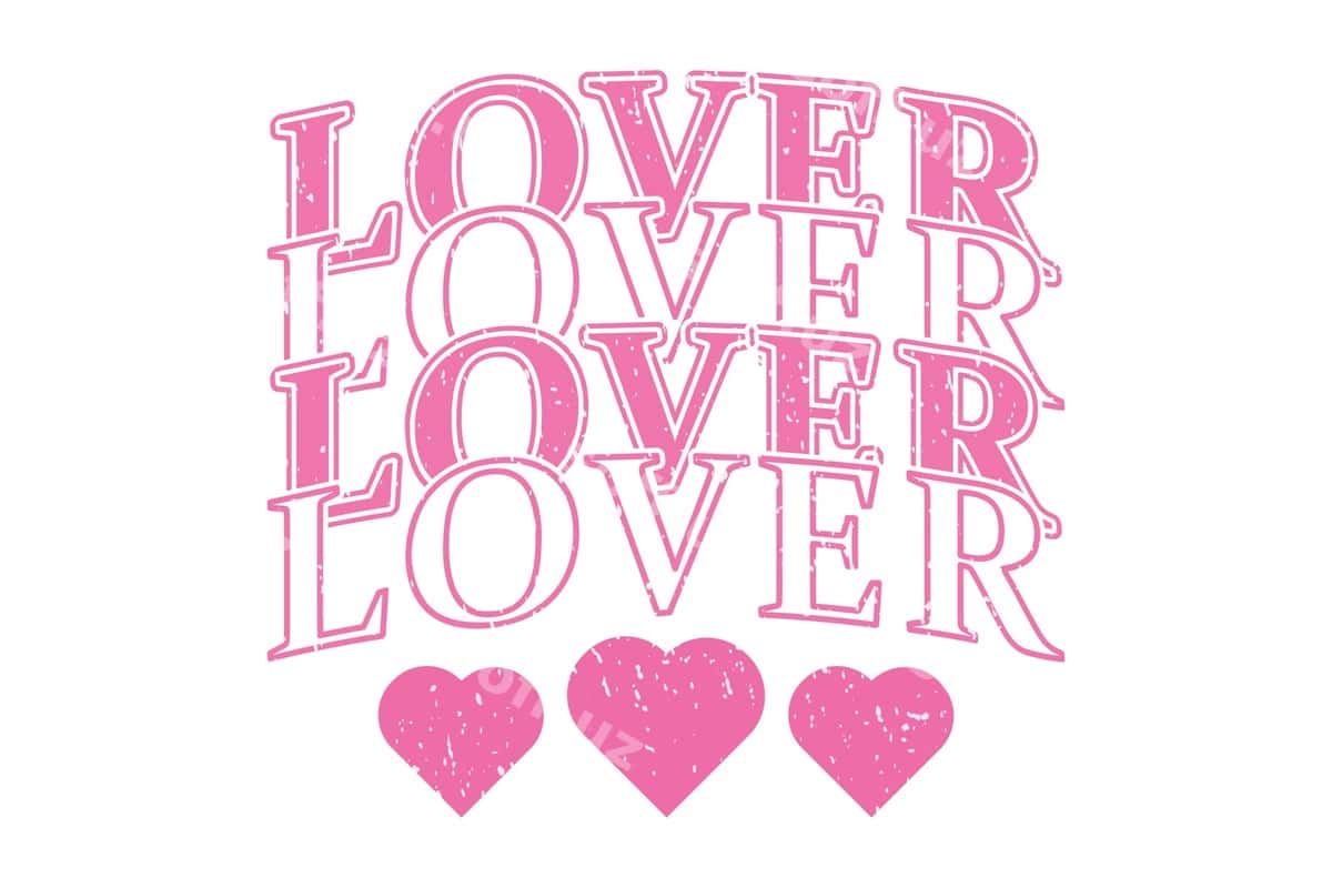 Retro Sevishganlar kuni uchun sevgililar eps dizayni | Retro valentines day lover eps design 1