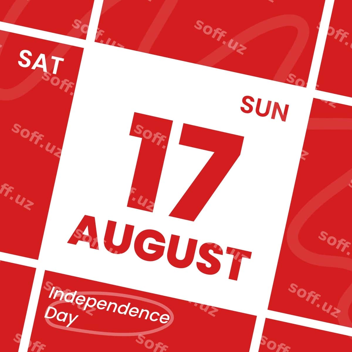 Saqving sana Indoneziya mustaqillik kuni | Save date indonesia independence day 1