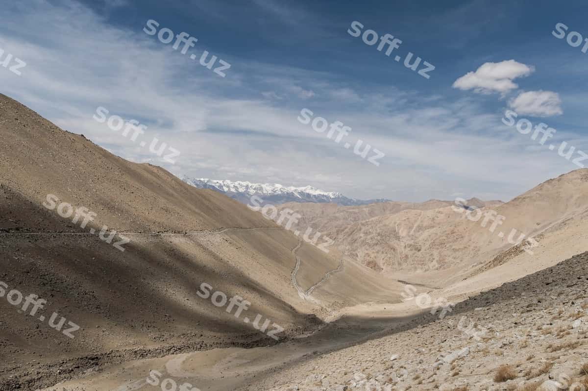 Chiroylı cho'lni osmon oldida ko'rinish | Scenic view desert against sky 1