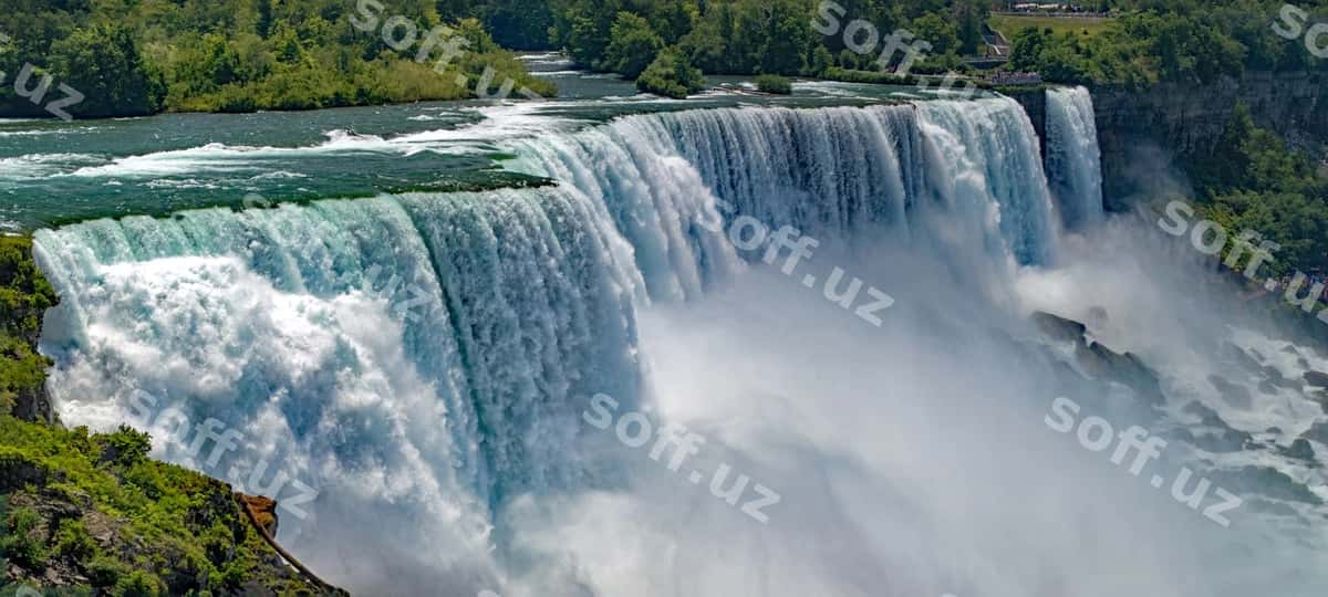 Manzarali ko'rinishli shirin chiqindi | Scenic view waterfall 1