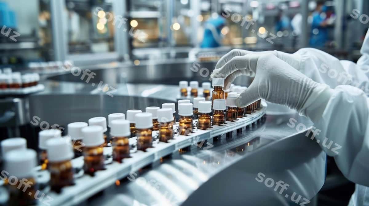 Fanlik namunalarni ishlayotgan | Scientist processing samples 1