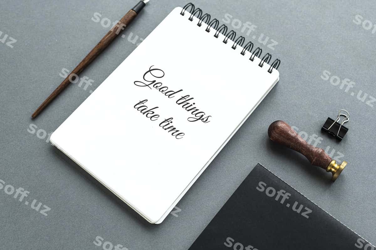 Moslashilmaydi ish joyi | Set stationery workspace 1