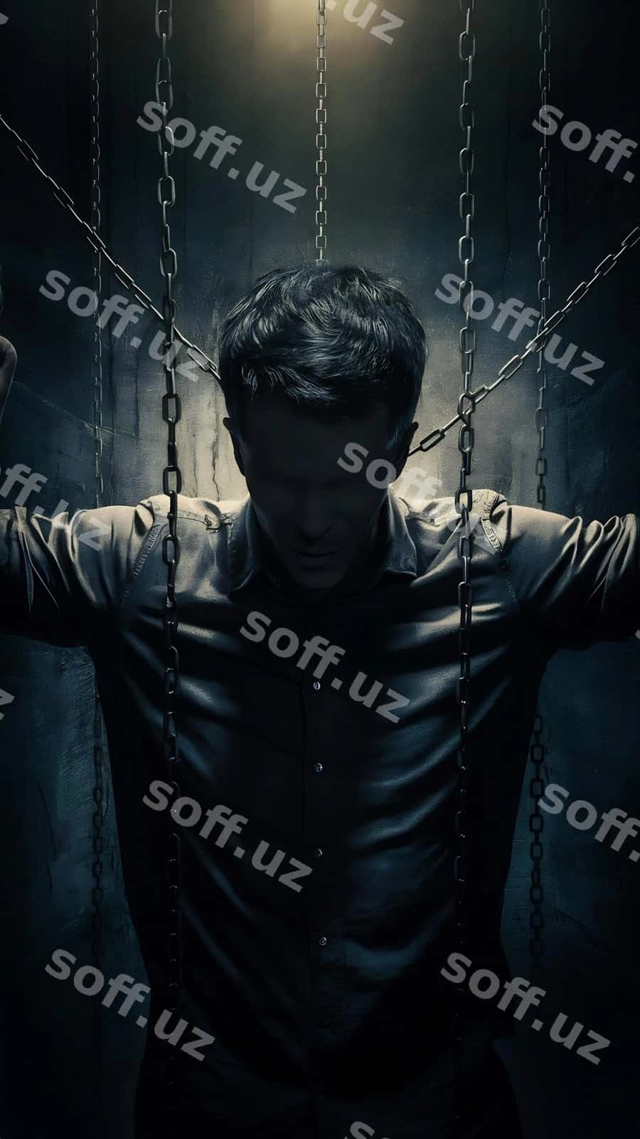 Soya qoplanar erkak | Shadow trapped male 1