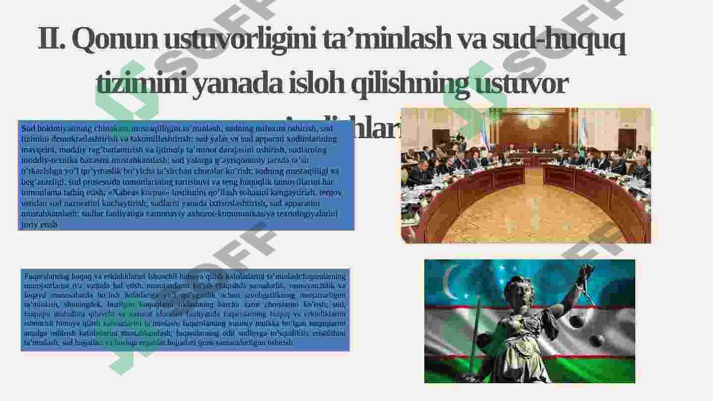 2017-2021 yillarda O‘zbekiston Respublikasini yanada rivojlantirish bo‘yicha Harakatlar strategiyasi 6