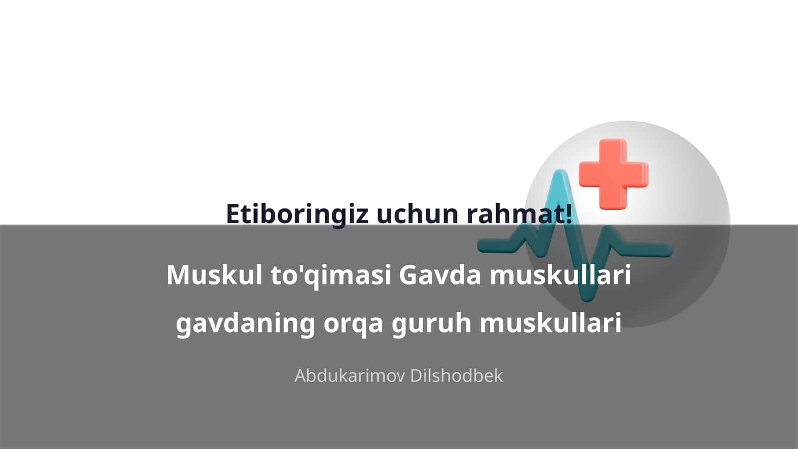 Muskul to'qimasi Gavda muskullari gavdaning orqa guruh muskullari 1