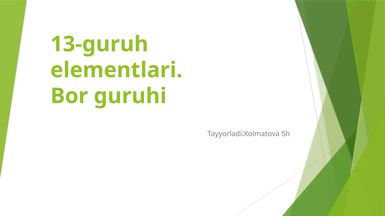 13-guruhelementlari 1