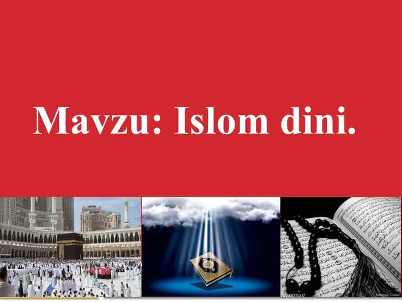 Islomdinining paydobo‘lishi 1