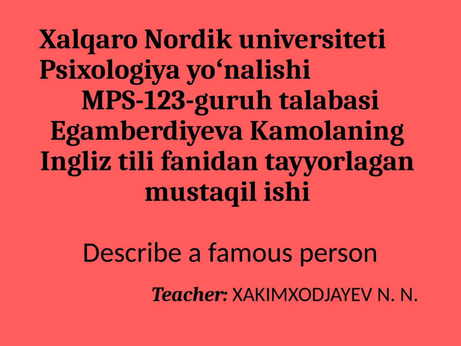 Describe a famous person Thomas Edison – A Remarkable Inventor 1