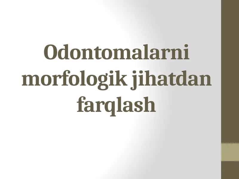 Odontoma 1