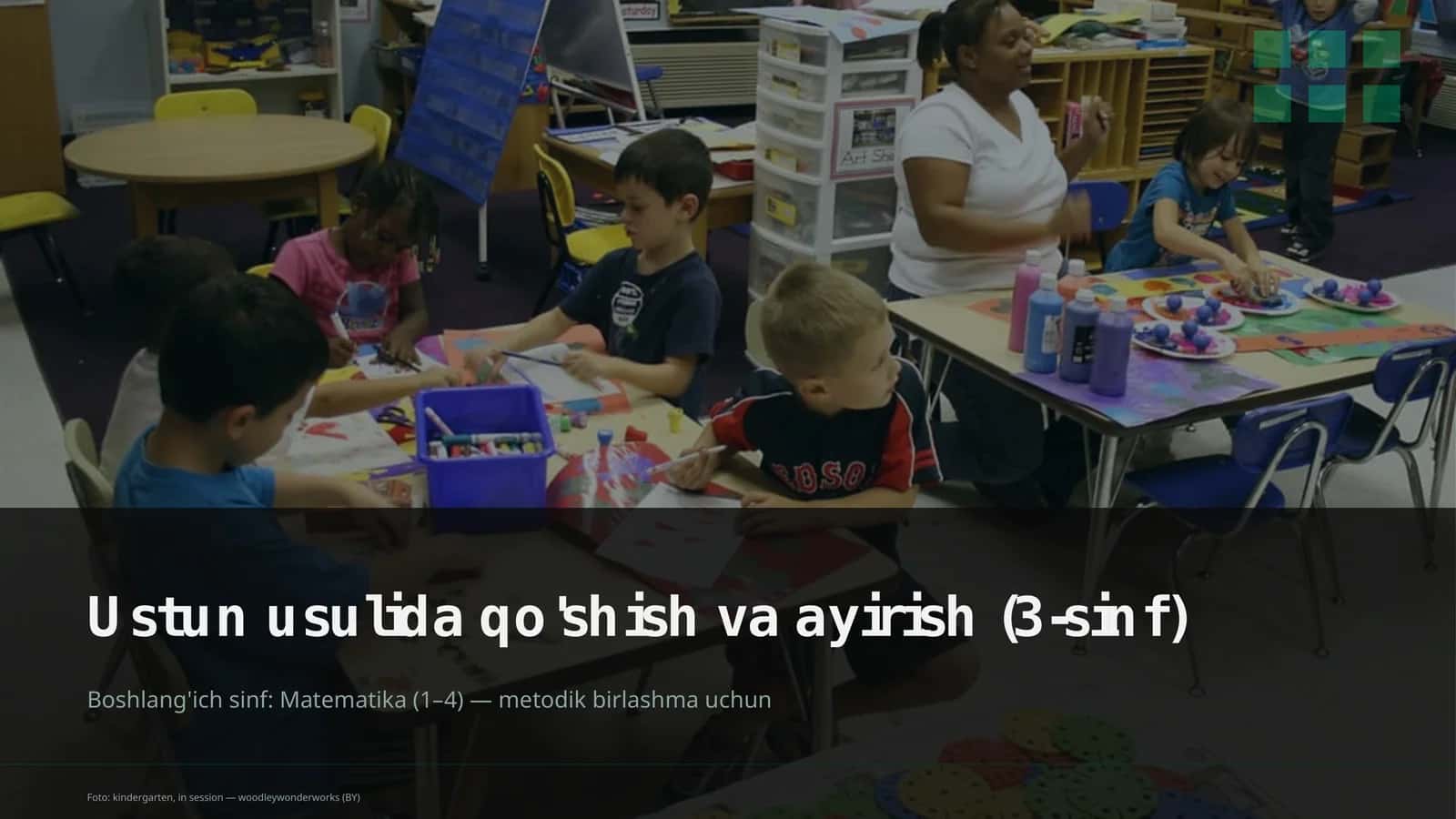 Ustun usulida qo'shish va ayirish (3-sinf) 1