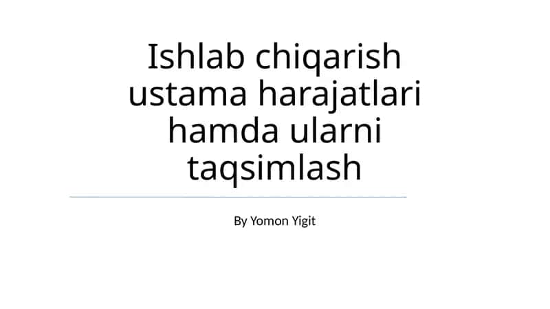 Faollikka Asoslangan Hisoblash (FAH) 1