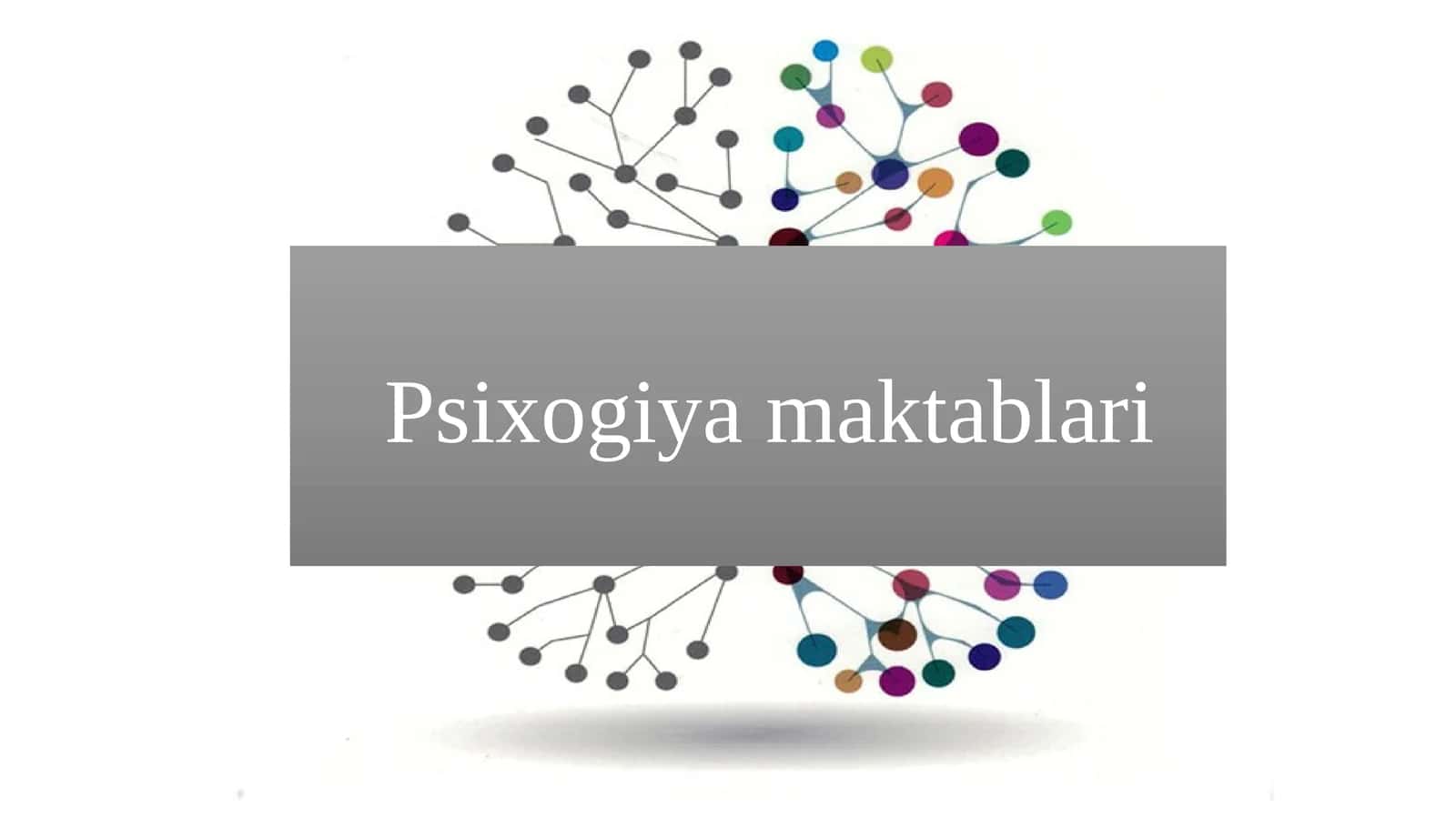 Psixologiya maktablari 1