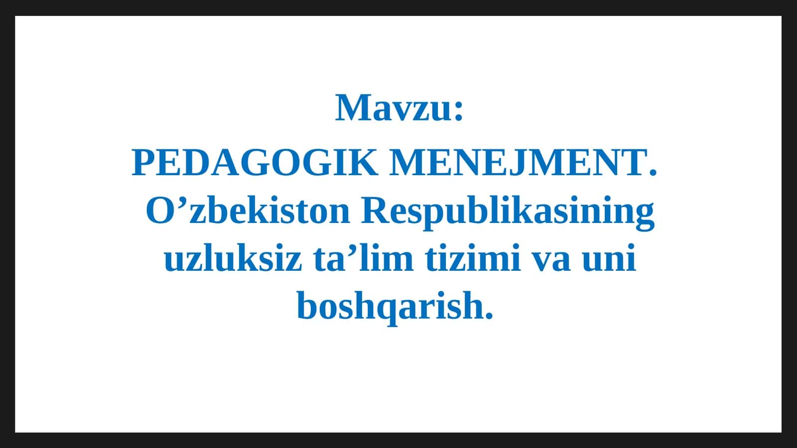 PEDAGOGIK MENEJMENT 1