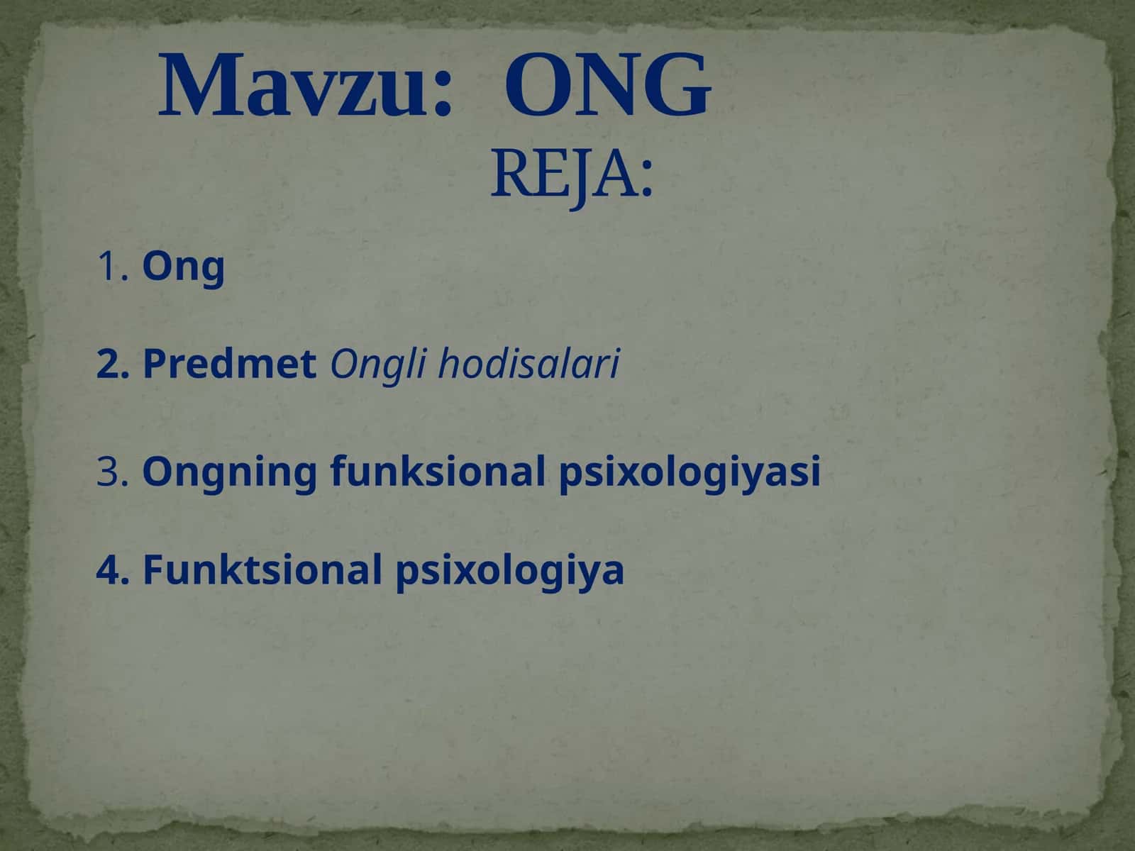 Ong 1