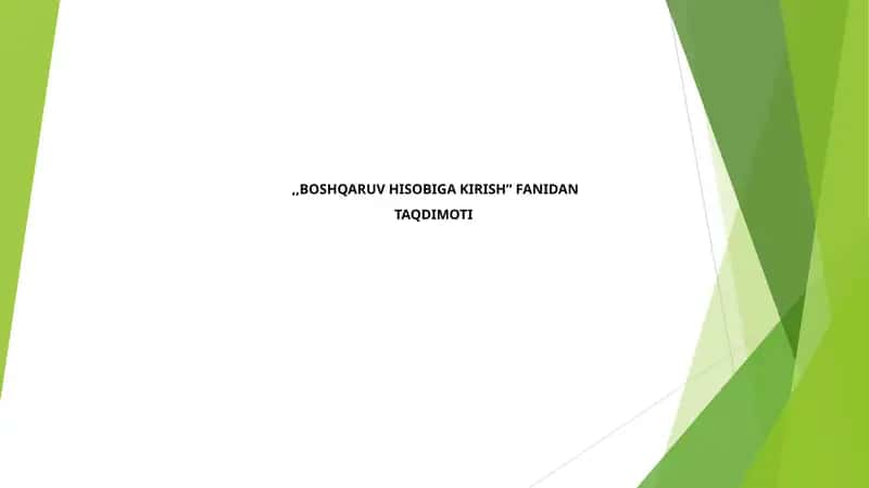 BYUDJETLASHTIRISH VA UNING KORXONA FAOLIYATINI REJALASHTIRISHDA TUTGAN O`RNI 1
