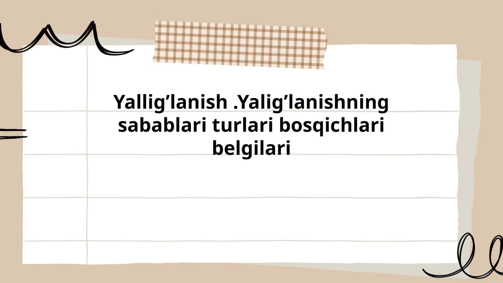 Yallig'lanish. Yallig'lanishning sabablari turlari bosqichlari belgilari 1