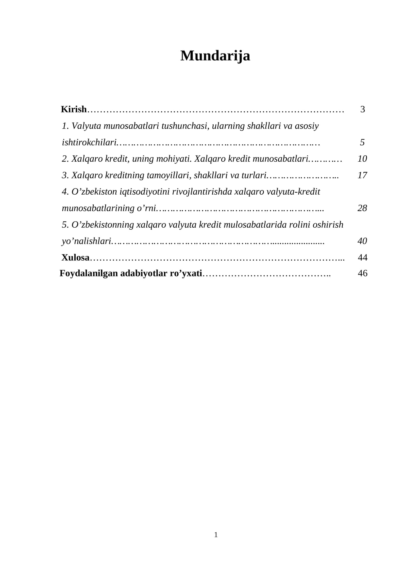 Kurs ishi mavzusining dolzarbligi 1