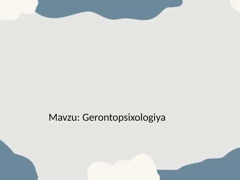 Gerontopsixologiya 1
