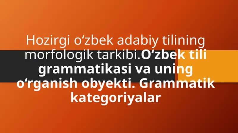 grammatik kategoriyalar 1
