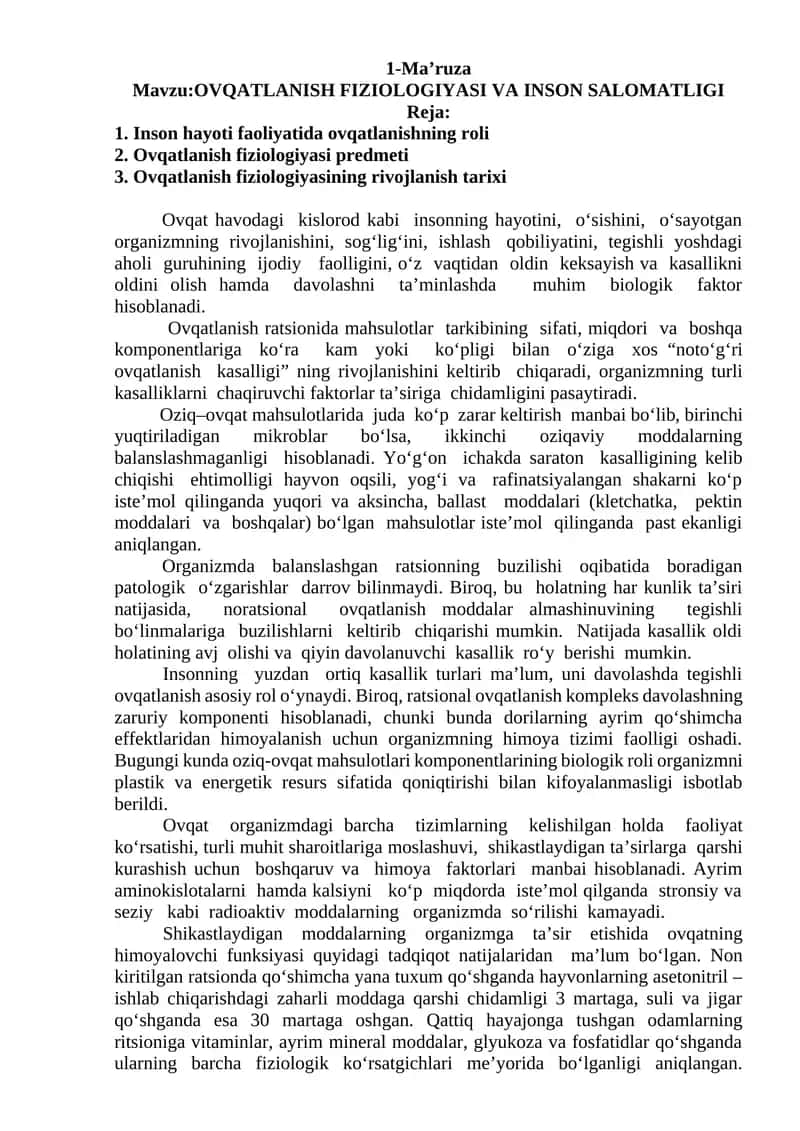 Maʼruza matn 1