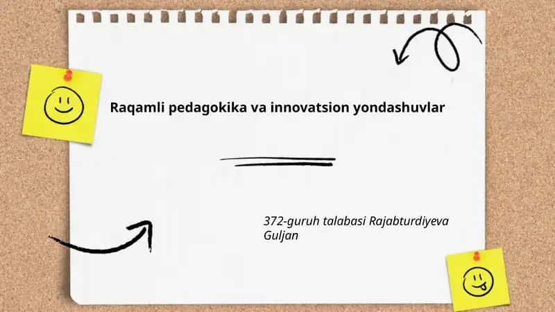 Raqamli pedagokika va innovatsion yondashuvlar 1