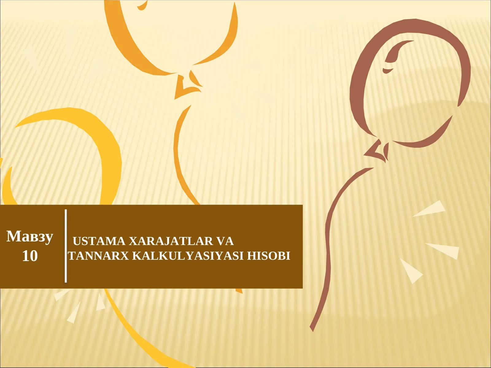 USTAMA XARAJATLAR VA TANNARX KALKULYASIYASI HISOBI 1
