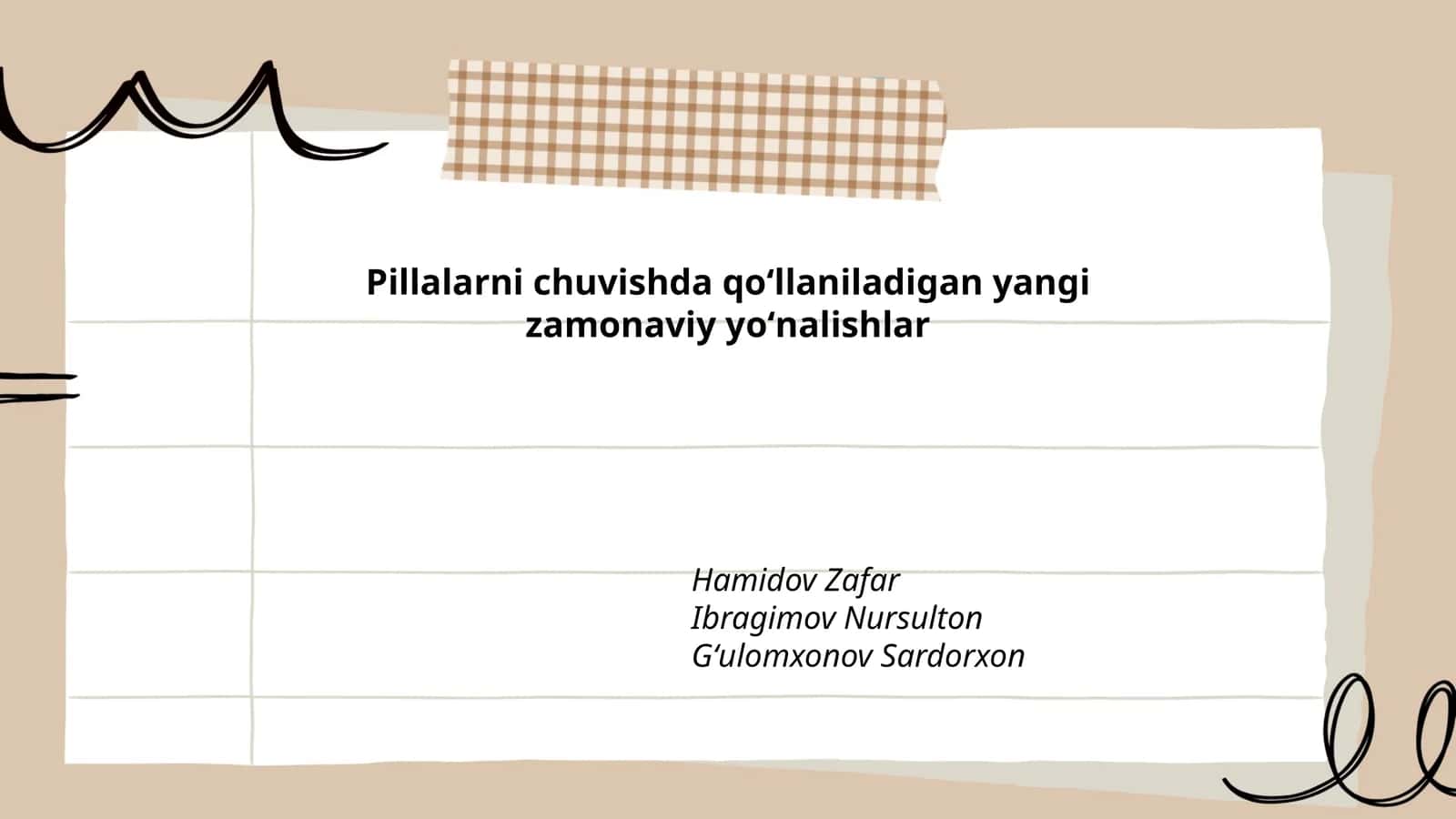 Pillalarni chuvishda qoʻllaniladigan yangi zamonaviy yoʻnalishlar 1