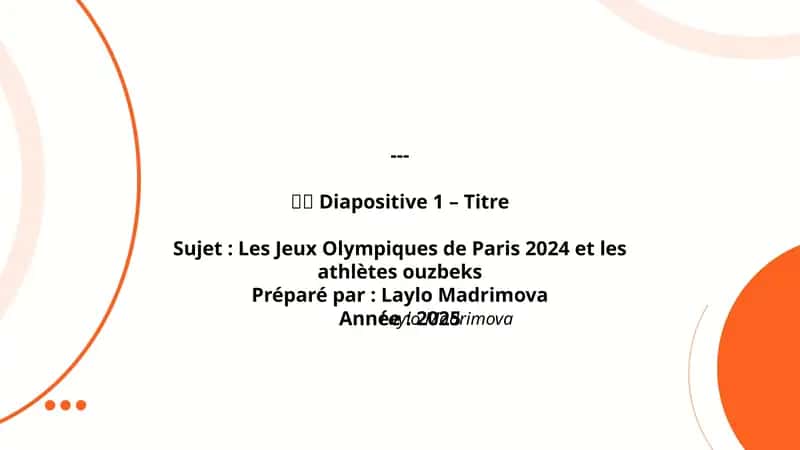 Les Jeux Olympiques de Paris 2024 et les athlètes ouzbeks 1