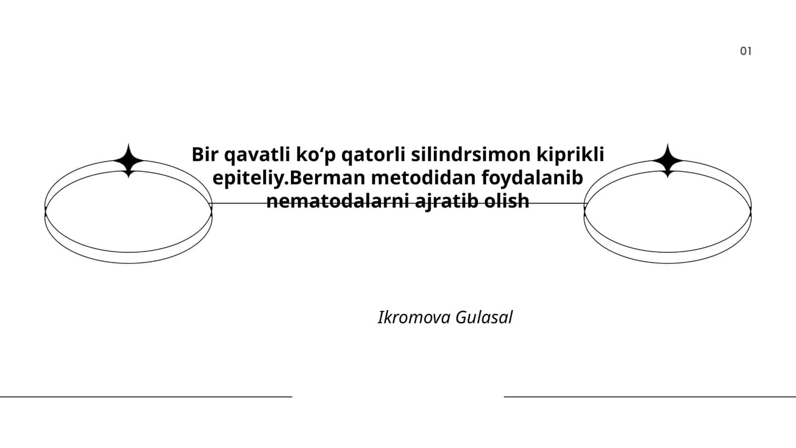 Bir qavatli koʻp qatorli silindrsimon epiteliy anatomiyasi 1