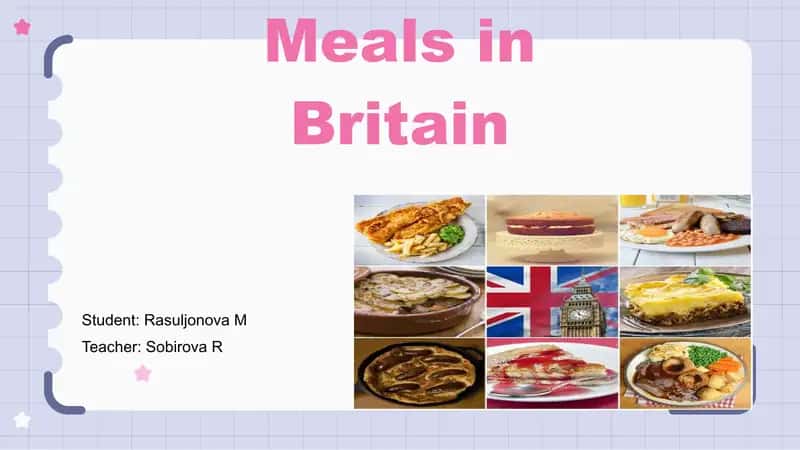British Meals 1
