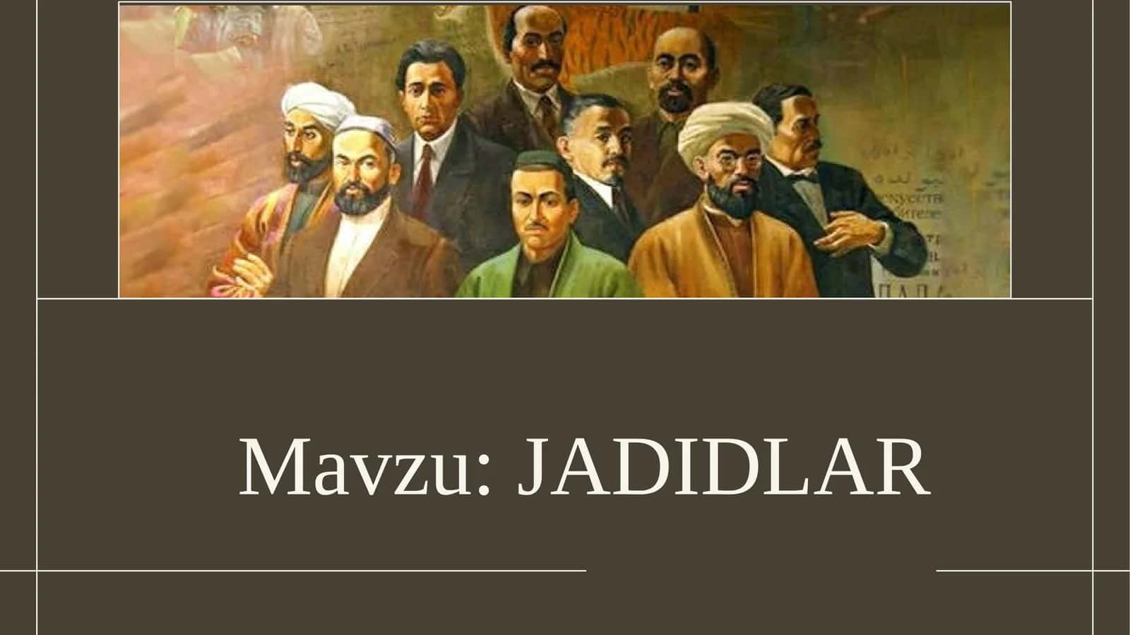 JADIDLAR 1