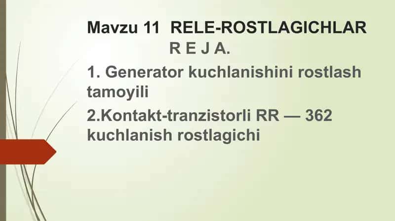 RELE-ROSTLAGICHLAR 1