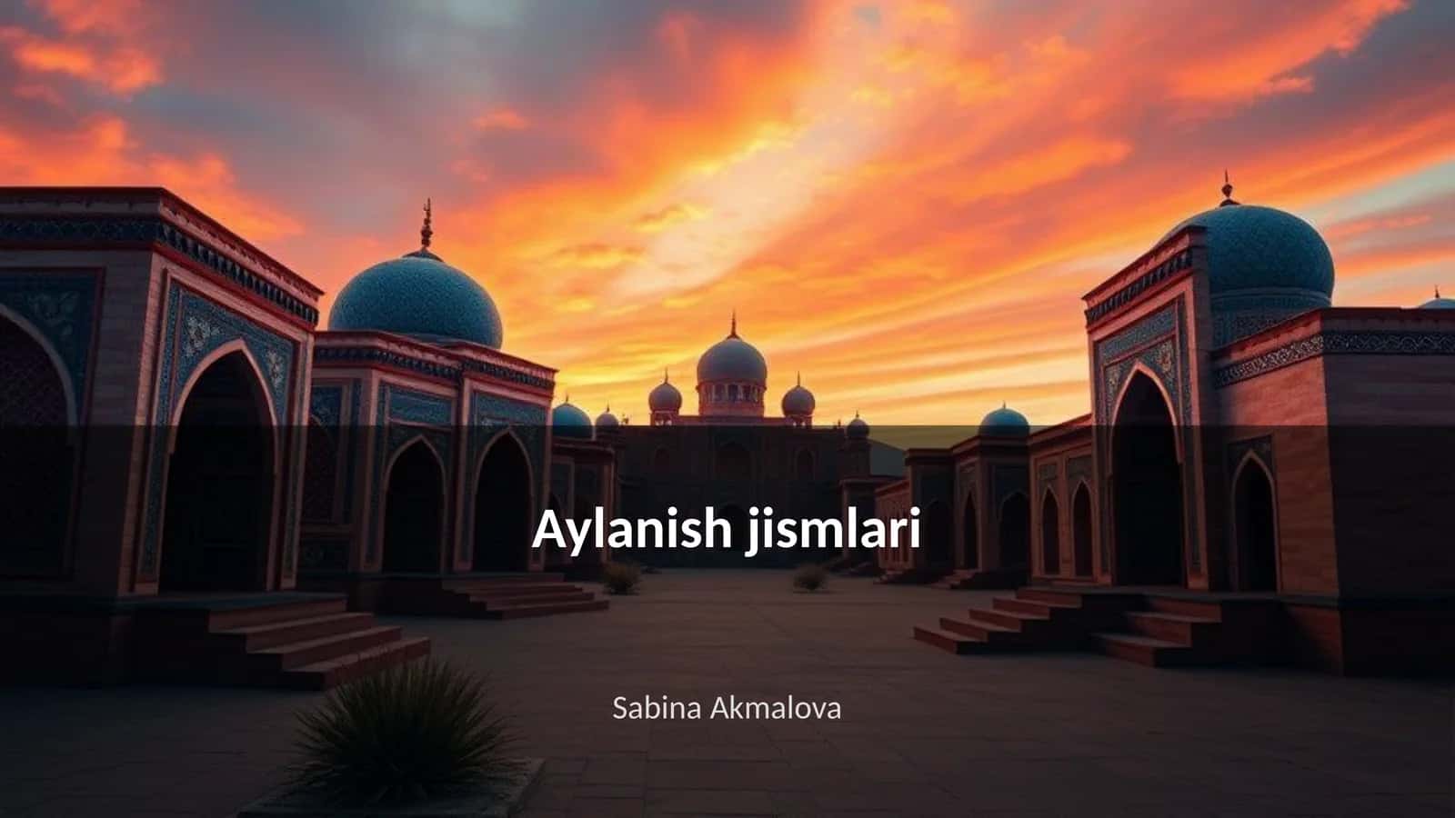 Aylanish jismlari 1