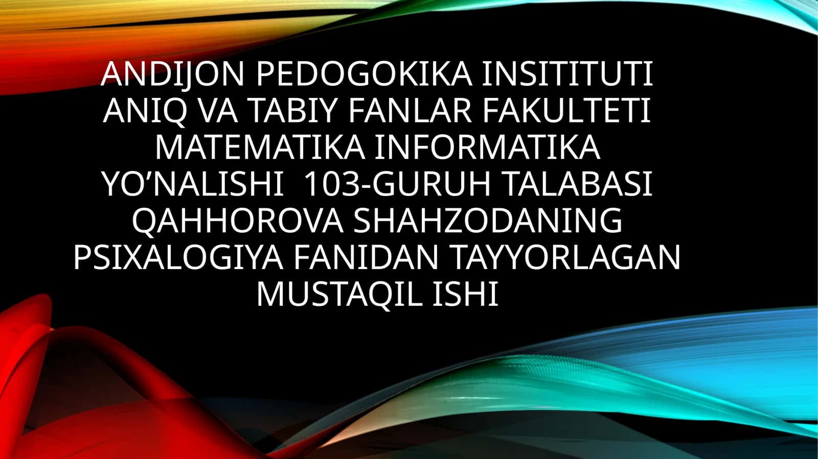Yoshlik Davri va Uning O‘ziga Xos Psixologik Xususiyatlari 1