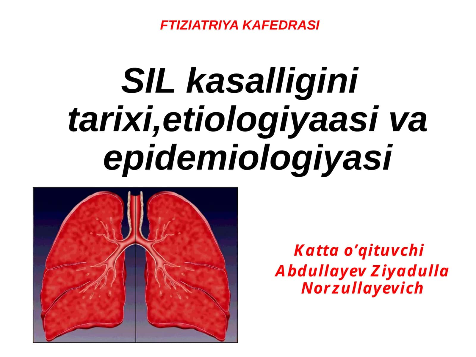 FTTIZIATRIYA KAFEDRASI 1