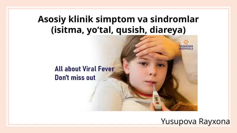 Asosiy klinik simptom va sindromlar 1